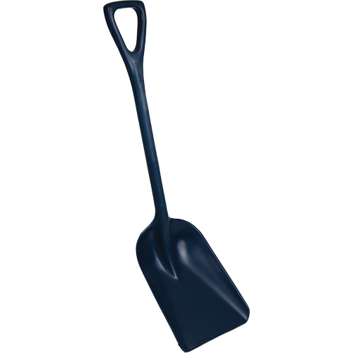 One-Piece Metal Detectable Shovel, 10" x 14" Blade, 37-1/2" Length, Plastic, Blue EastCoast Offshore Supplies