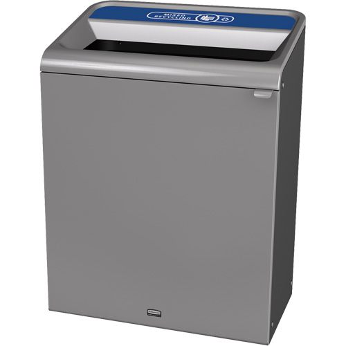 Conteneur pour d&eacute;chets de recyclage m&eacute;lang&eacute;s Configure, Vrac, Acier, 45 gal. US EastCoast Offshore Supplies