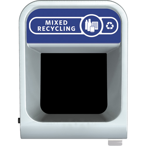 Conteneur pour d&eacute;chets de recyclage m&eacute;lang&eacute;s Configure, Vrac, Acier, 45 gal. US EastCoast Offshore Supplies