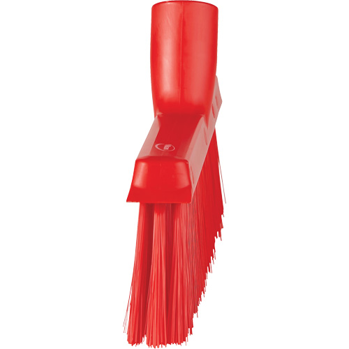 Balai biseaut&eacute; avec pas de vis inclin&eacute;, Crins Moyen, 10", Polyester, Rouge EastCoast Offshore Supplies