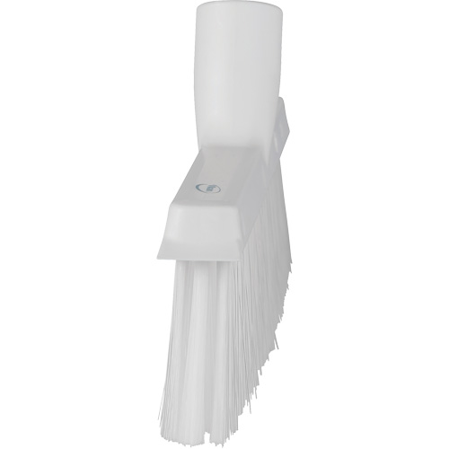 Balai biseaut&eacute; avec pas de vis inclin&eacute;, Crins Moyen, 10", Polyester, Blanc EastCoast Offshore Supplies