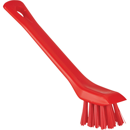 Brosse avec rebord grattoir, Soies Ferme, Longueur de 6", Rouge EastCoast Offshore Supplies
