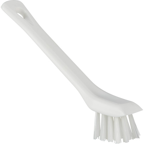 Brush with Scraping Edge, Stiff Bristles, 6" Long, White EastCoast Offshore Supplies