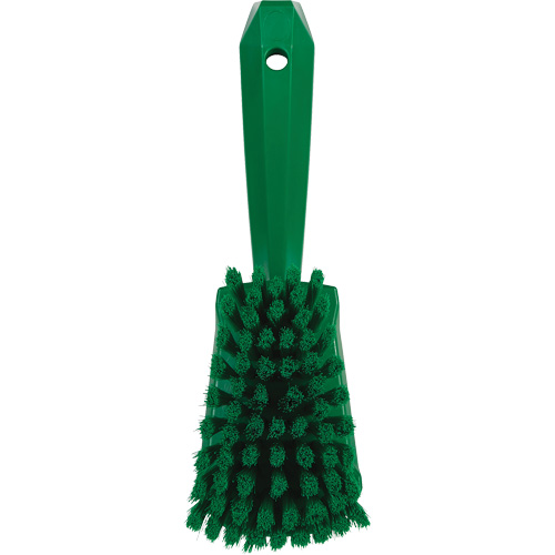 Short-Handled Washing Brush, Soft Bristles, 10-1/2" Long, Green EastCoast Offshore Supplies