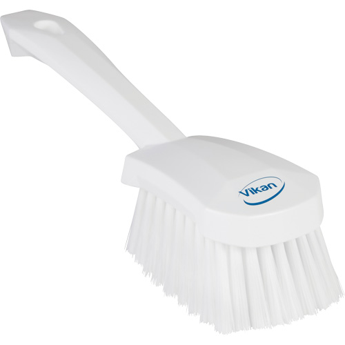 Brosse &agrave; r&eacute;curer avec manche court, Soies Doux, Longueur de 10-1/2", Blanc EastCoast Offshore Supplies