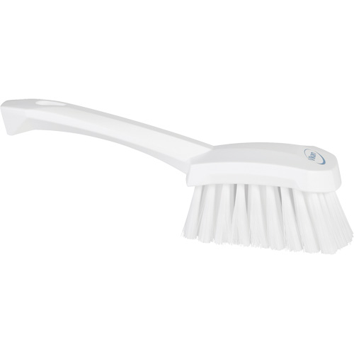 Brosse &agrave; r&eacute;curer avec manche court, Soies Doux, Longueur de 10-1/2", Blanc EastCoast Offshore Supplies