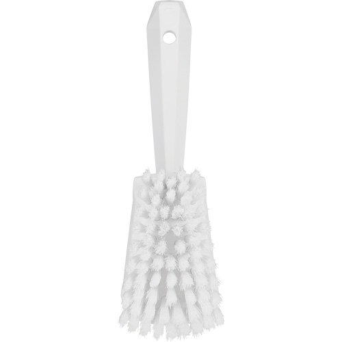Brosse &agrave; r&eacute;curer avec manche court, Soies Doux, Longueur de 10-1/2", Blanc EastCoast Offshore Supplies
