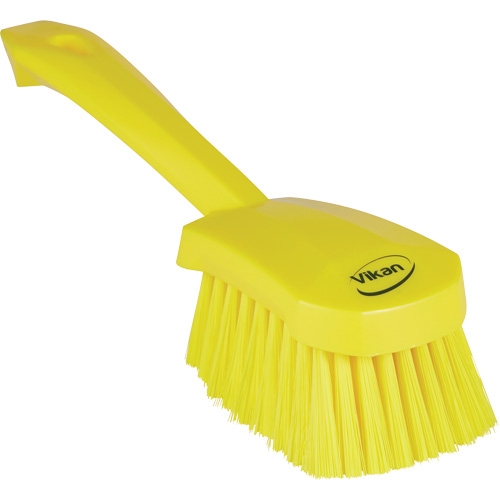 Short-Handled Washing Brush, Soft Bristles, 10-1/2" Long, Yellow EastCoast Offshore Supplies
