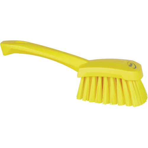 Short-Handled Washing Brush, Soft Bristles, 10-1/2" Long, Yellow EastCoast Offshore Supplies