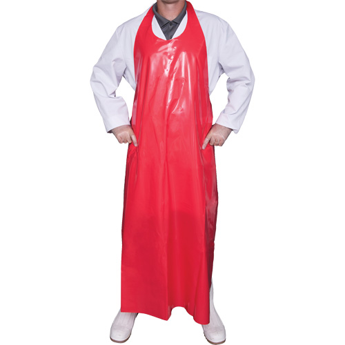 Top Dog 8 Mil. Apron, Polyurethane, 45" L x Red EastCoast Offshore Supplies