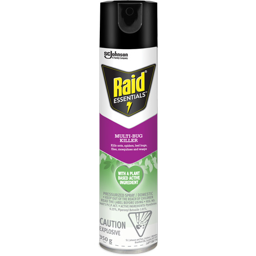 Raid&reg; Essentials Multi-Bug Killer, 350 g, Aerosol Can EastCoast Offshore Supplies