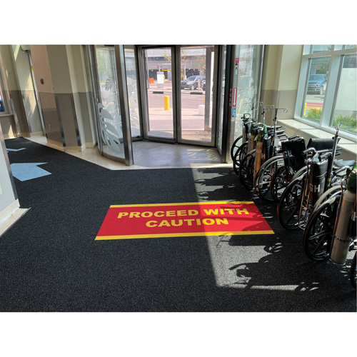 Supreme Knob Entrance Matting, Wiper/Scraper, 3-1/2' x 6' x 7/16", Charcoal EastCoast Offshore Supplies