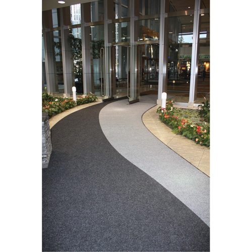 Supreme Knob Entrance Matting, Wiper/Scraper, 3-1/2' x 6' x 7/16", Charcoal EastCoast Offshore Supplies