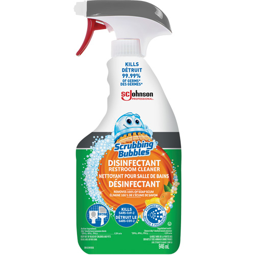 Scrubbing Bubbles&reg; Disinfecting Restroom Cleaner, 32 oz., Trigger Bottle EastCoast Offshore Supplies