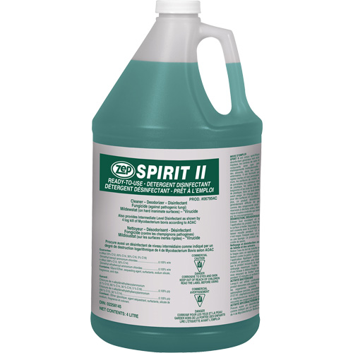 D&eacute;tergent d&eacute;sinfectant Spirit II, 4 L, Cruche EastCoast Offshore Supplies
