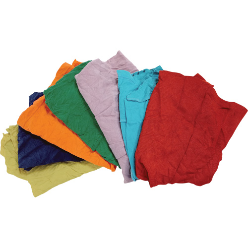 Recycled Material Wiping Rags, Cotton, Mix Colours, 25 lbs. EastCoast Offshore Supplies