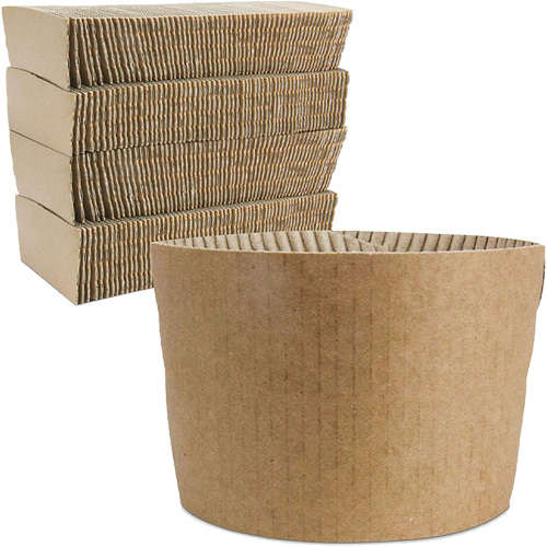Kraft Coffee Cup Sleeves, Paper, 12 oz. - 20 oz., Brown EastCoast Offshore Supplies