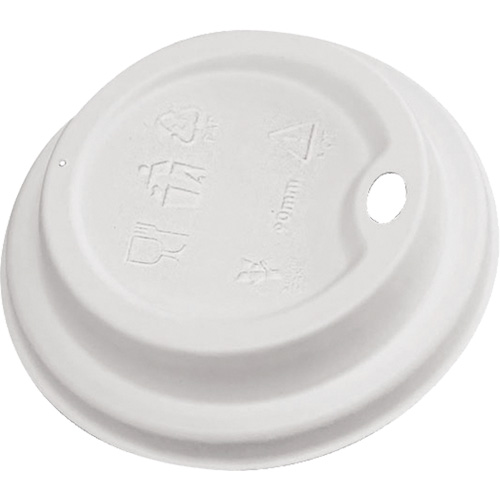 Compostable White Dome Sip Lids EastCoast Offshore Supplies