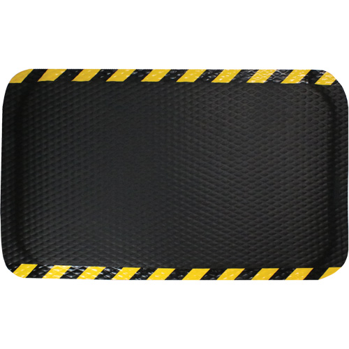 Tapis Hog Heaven, Losange, 3' x 5' x 5/8", Noir/Jaune, Nitrile EastCoast Offshore Supplies