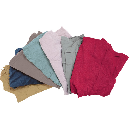 Recycled Material Wiping Rags, Fleece, Mix Colours, 10 lbs. EastCoast Offshore Supplies