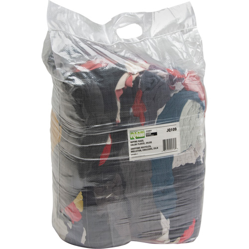 Recycled Material Wiping Rags, Fleece, Mix Colours, 25 lbs. EastCoast Offshore Supplies