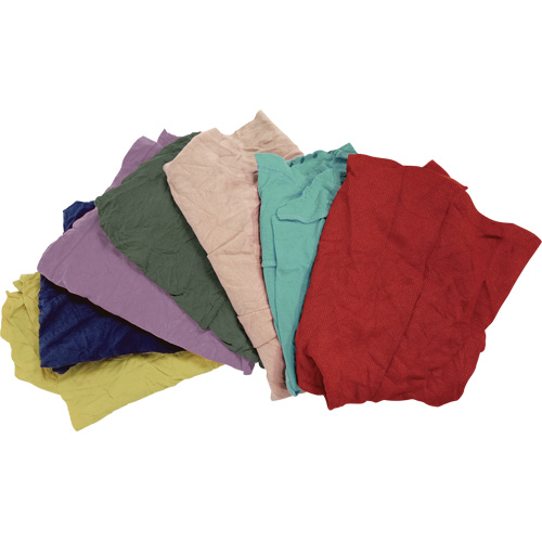 Recycled Material Wiping Rags, Fleece, Mix Colours, 25 lbs. EastCoast Offshore Supplies