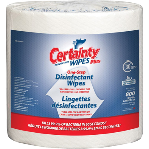 Plus Disinfectant Wipes, 7-9/10" x 5-9/10", 800 Count EastCoast Offshore Supplies