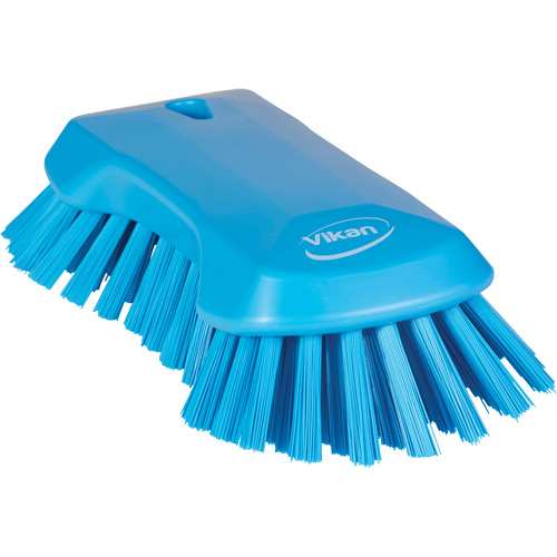 Hand Brush, Extra Stiff Bristles, 9-1/10" Long, Blue EastCoast Offshore Supplies
