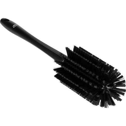 Medium Brush with Handle, Stiff Bristles, 17" Long, Black EastCoast Offshore Supplies