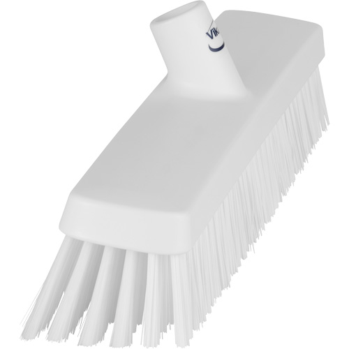 Push Broom Head, Fine/Stiff Bristles, 16-1/2", Polyester/Polypropylene, White EastCoast Offshore Supplies