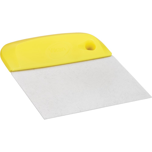 Flexible Stainless Steel Dough Cutter/Scraper, Yellow, 4-1/2" W x 5-3/4" L EastCoast Offshore Supplies