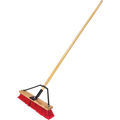Balai-brosse &agrave; manche renforc&eacute;, 18", Moyen, Soies PVC EastCoast Offshore Supplies