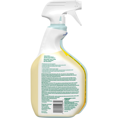 CloroxPro Clorox EcoClean All-Purpose Cleaner, 946 ml, Trigger Bottle EastCoast Offshore Supplies