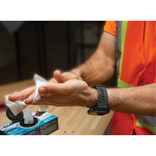 Individually Wrapped Cleaning Wipes, 12 Wipes, 8" x 9-1/2" EastCoast Offshore Supplies