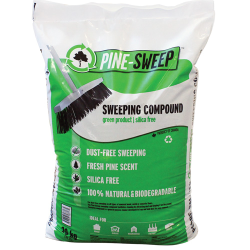 Pine Sweep Biodegradable Sweeping Compound, Bag, 44 lbs. (20 kg) EastCoast Offshore Supplies