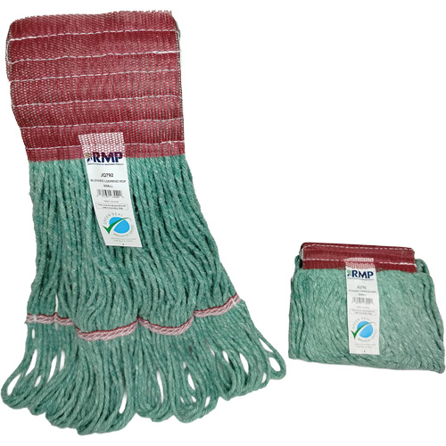 Wide-Band Mop Head, Antimicrobial/Floor Finishing/Specialty, Cotton/Rayon/Synthetic, Loop Style EastCoast Offshore Supplies