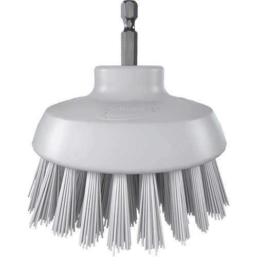 Brosse ronde HyDrive pour perceuse, Soies Tr&egrave;s ferme, Longueur de 3-1/10", Blanc EastCoast Offshore Supplies