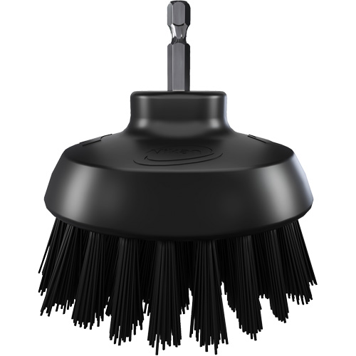 Brosse ronde HyDrive pour perceuse, Soies Tr&egrave;s ferme, Longueur de 3-1/10", Noir EastCoast Offshore Supplies