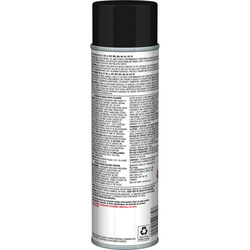 Nettoyant pour pi&egrave;ces de freins Pro Line avec tr&egrave;s faible teneur en COV, Canette a&eacute;rosol EastCoast Offshore Supplies