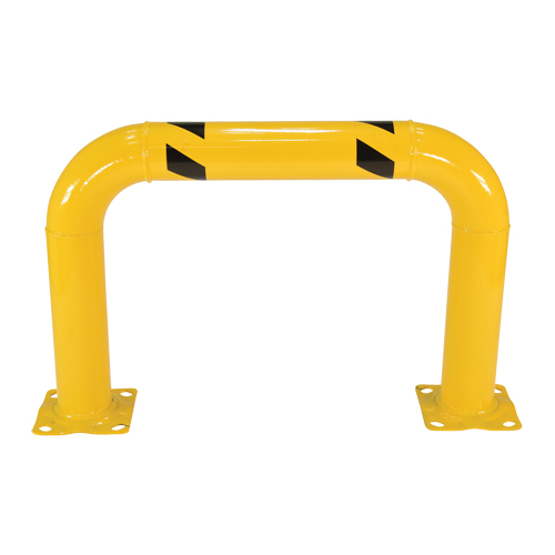 Garde-corps &agrave; profil &eacute;lev&eacute; pour machines, 3' la x 2' h, Jaune EastCoast Offshore Supplies