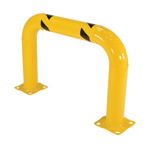 Garde-corps &agrave; profil &eacute;lev&eacute; pour machines, 3' la x 2' h, Jaune EastCoast Offshore Supplies
