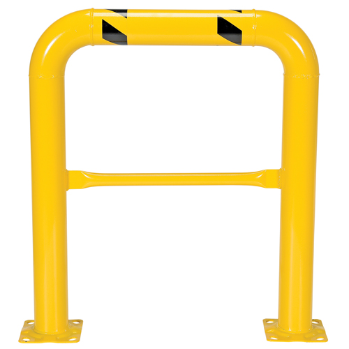 Garde-corps &agrave; profil &eacute;lev&eacute; pour machines, 3' la x 3,5' h, Jaune EastCoast Offshore Supplies