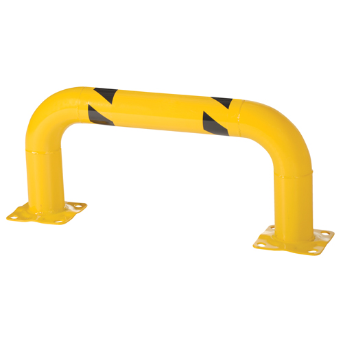 Garde-corps &agrave; profil bas pour rayonnages, 3' la x 1,4' h, Jaune EastCoast Offshore Supplies
