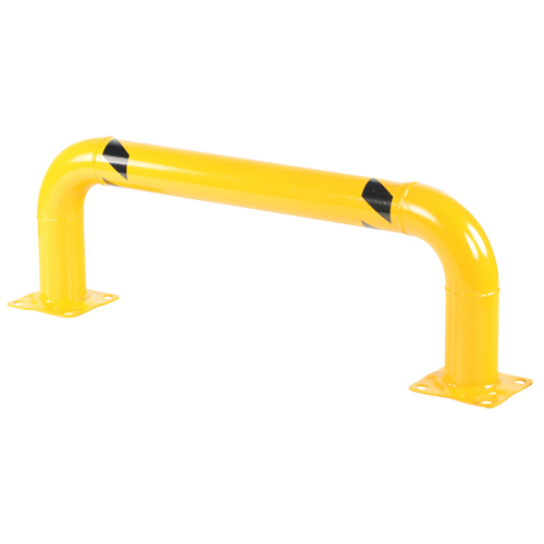 Low Profile Rack Guards, 4' W x 1.4' H, Yellow EastCoast Offshore Supplies
