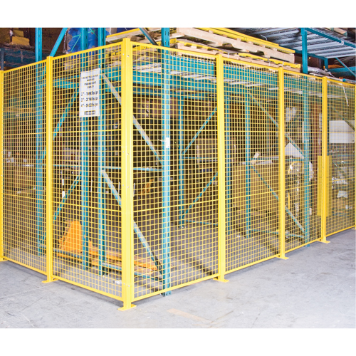 Wire Mesh Partition Components - Universal Posts, 8-1/4' H EastCoast Offshore Supplies
