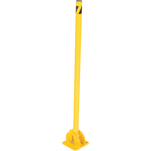 Fold-Down Bollards, Steel, 42" H x 1-3/4" W, Yellow EastCoast Offshore Supplies