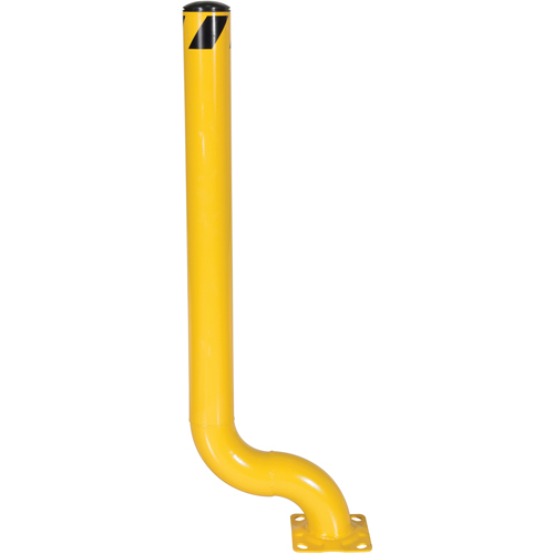 Borne d&eacute;sax&eacute;e, Acier, 54" h x 4-1/2" la, Jaune EastCoast Offshore Supplies