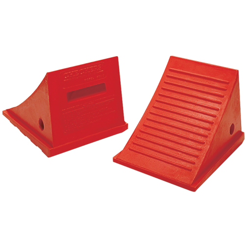 Cales-roue pour usage g&eacute;n&eacute;ral, Polyur&eacute;thane, Orange, 9" la x 11-1/2" p x 8-1/2" h EastCoast Offshore Supplies