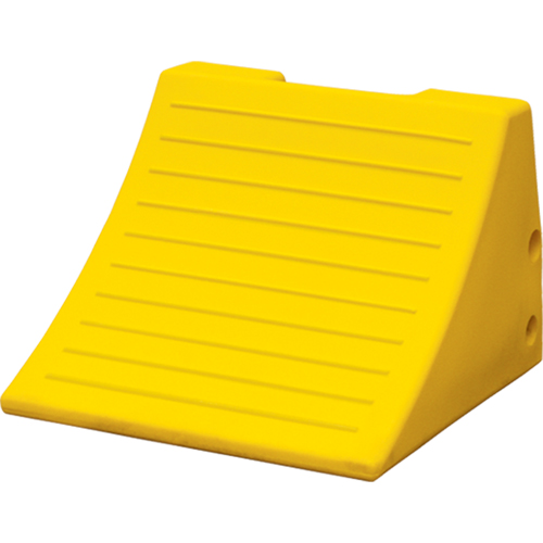 Heavy-Duty Wheel Chocks, Polyurethane, Safety Yellow, 15-1/10" W x 15" D x 11" H EastCoast Offshore Supplies