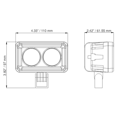 Rep&eacute;reur avant pour chariot &eacute;l&eacute;vateur EastCoast Offshore Supplies